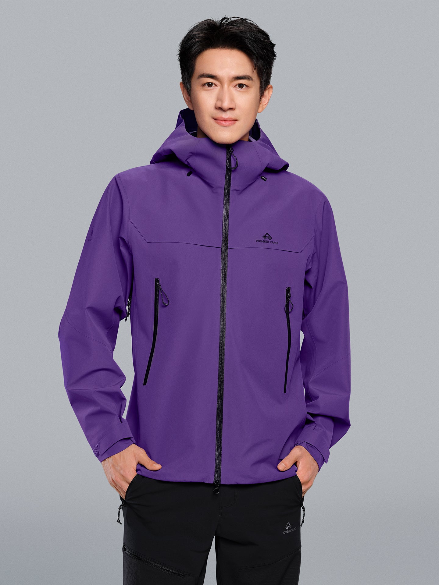 Lin Gengxinin eyni stili [Suzaku PRO Gödəkçə] Pathfinder açıq sərt qabıqlı alpinizm geyim qrupu kişi və qadın gödəkçələrini satın alır