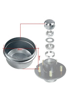 Toz Qapağı Qoşqu Avtomobil Ox Başlığı Təkər Baxımı Toz Qapağı Qoşqu Aksesuarları