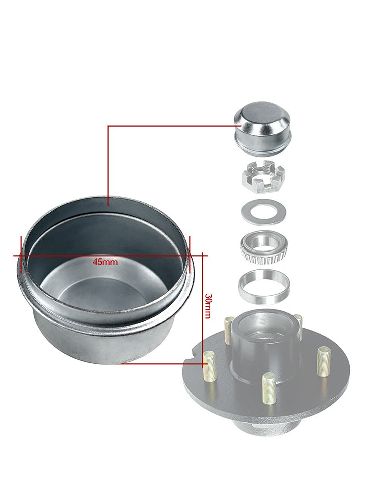 Toz Qapağı Qoşqu Avtomobil Ox Başlığı Təkər Baxımı Toz Qapağı Qoşqu Aksesuarları