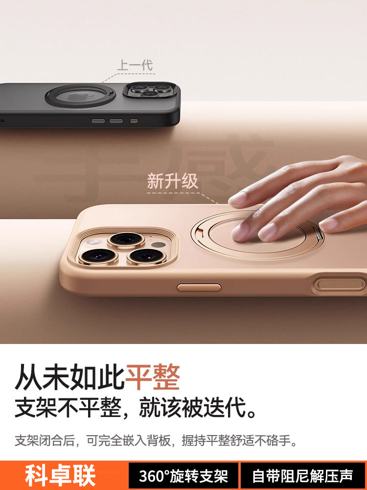 2026 Fulcrum iPhone16Pro mobil telefon üçün uyğundur Apple 17Promax yeni 15Plus qabaqcıl Magsafe maqnit 14pm fırlanan stend 13 hər şey daxil obyektiv 12 şəffaf 11 düşməyə qarşı