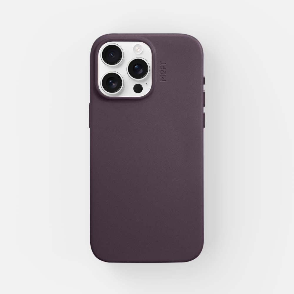 MOFT Apple iPhone 16 Pro Max üçün Tam Örtüklü Yeni Telefon Çantası, Pro Bərk Rəngli Güclü Maqnit Dəri Tam Örtüklü və Düşməyə Qarşı Magsafe Qoruyucu Çantası, Yüksək keyfiyyətli Dəri, Kişilər və Qadınlar üçün Sadə Dizayn