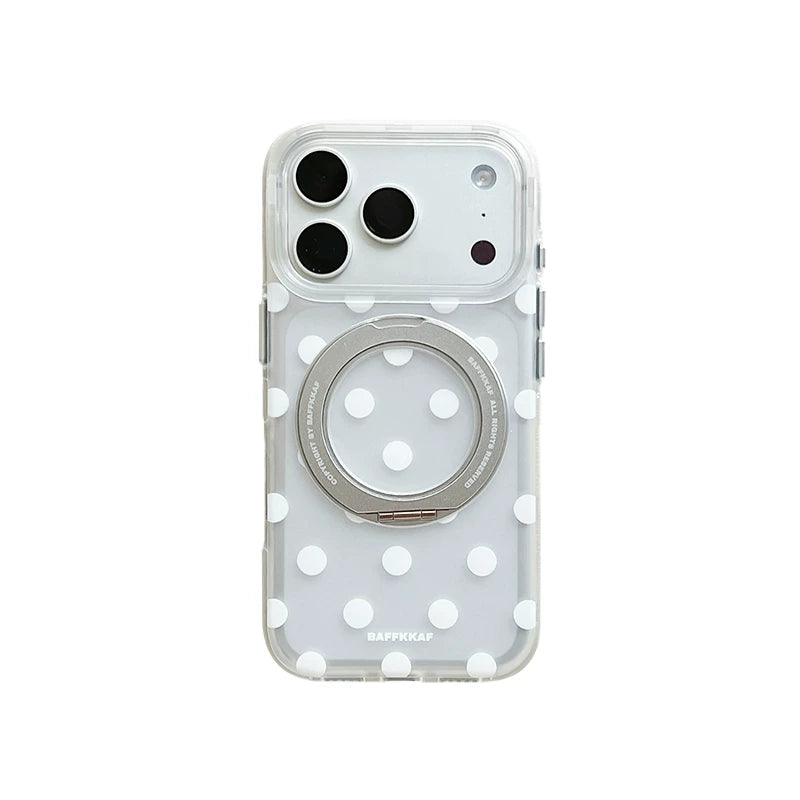 eyekey·ins sadə stil niş nöqtəli 360 dərəcə fırlanan stend iPhone17 dayaq nöqtəsi mobil telefon qutusu Apple 16promax yeni 15 cüt 14pro hər şey daxil 13 qoruyucu örtük üçün uyğundur