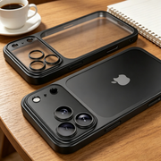 Apple 17pro mobil telefon qutusu üçün uyğun yüksək dərəcəli titan qara 16promax yeni şaxtalı dəri hissi iPhone15pro linza filmi 14plus hər şey daxil anti-payız 13:00 ultra nazik şəffaf kişilər və qadınlar yay