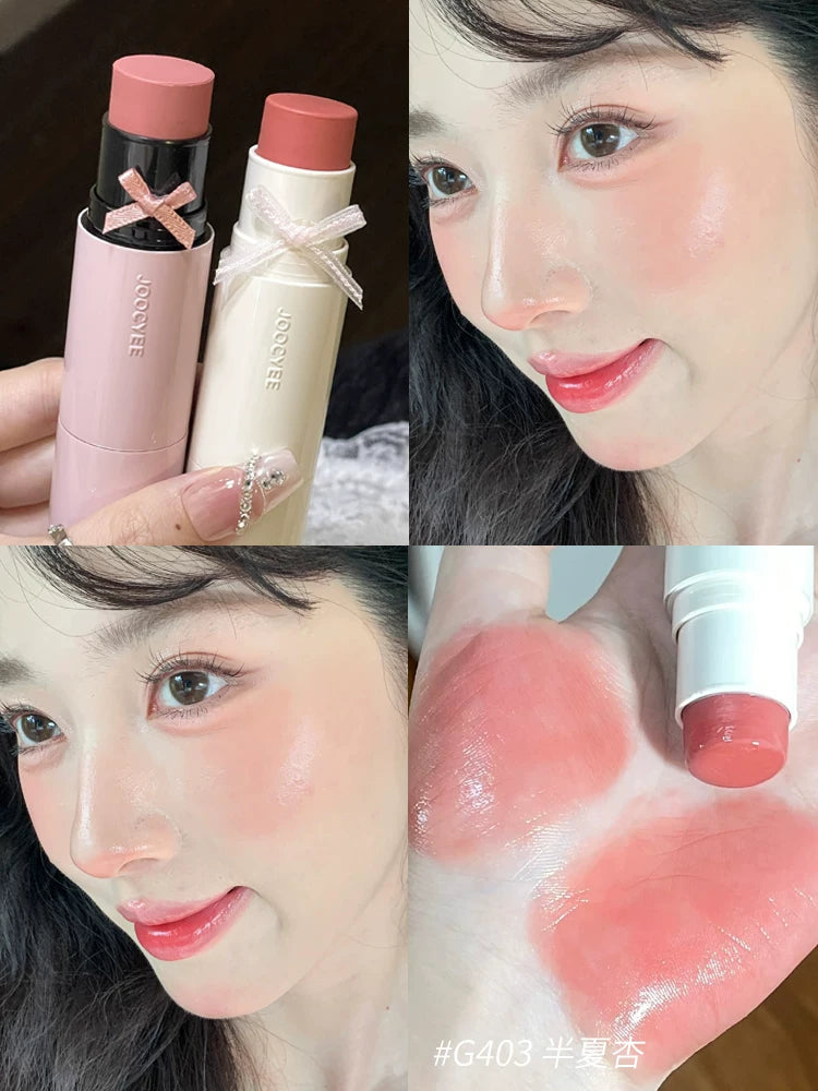 joocyee Fermentləşdirilmiş Su Parıltılı Ənlik Stik Vurğulayıcı Stik Krem Dodaq və Yanaq Çoxməqsədli Üz Parlaqlığı, Formalaşdırma, Təbii Nəmləndirmə