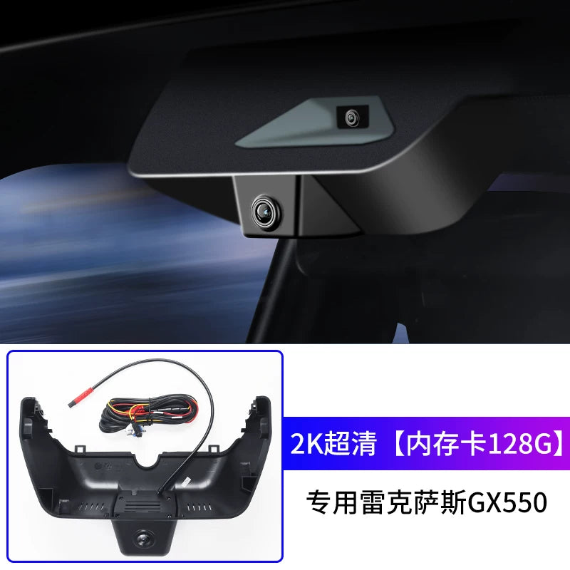 24-25 Lexus GX550h modelləri üçün yüksək dəqiqlikli kameraya malik xüsusi ötürücü kamera modifikasiyası.