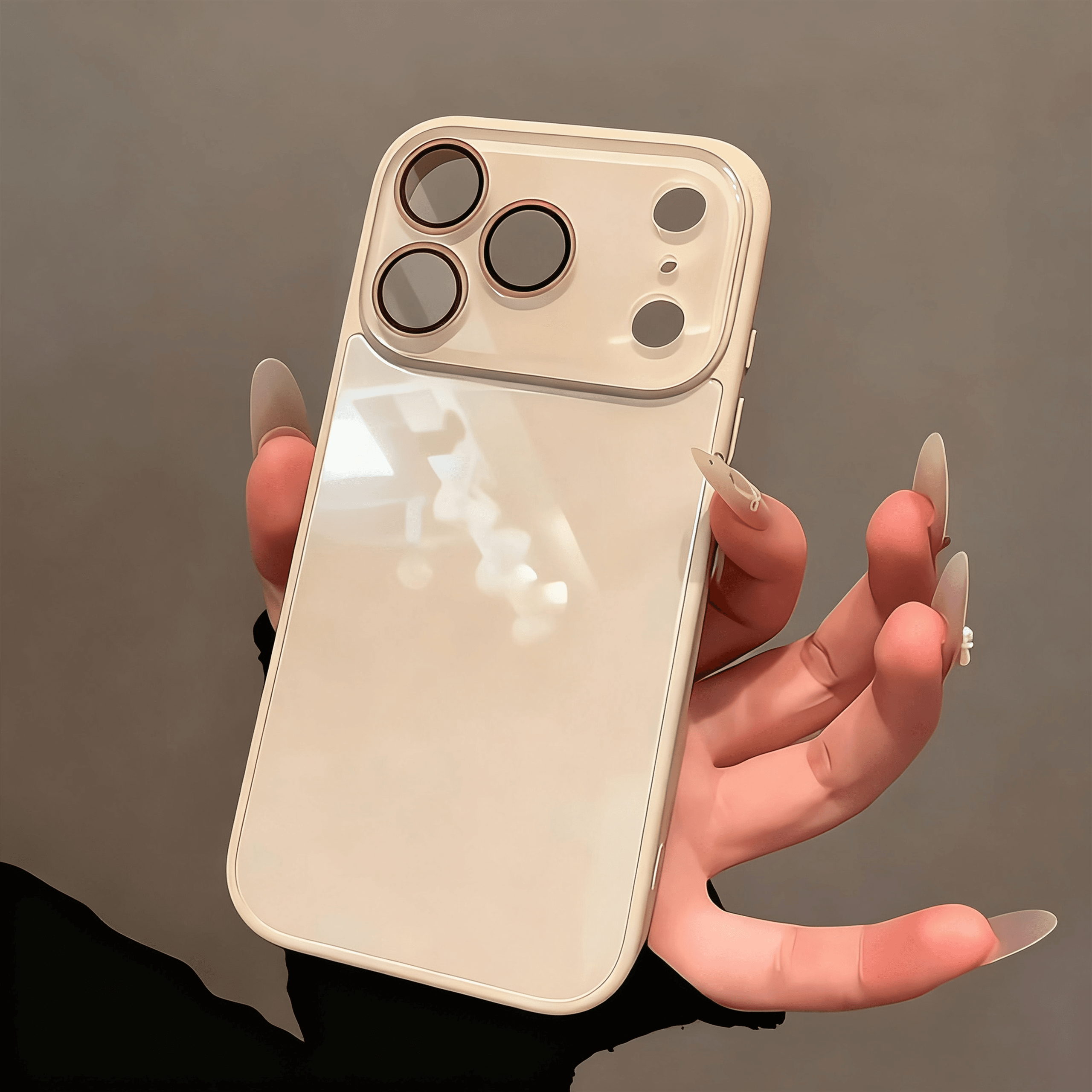 Apple iphone mobil telefon qutusu üçün uyğun Macaron buz şüşəsi yeni 17promax yüksək səviyyəli 15 linza filmi ilə 14 cüt düz rəngli 13 lens hər şey daxil 16pro niş kişi və qadın qutusu