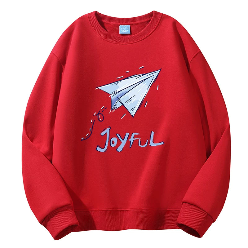 GLM Kişi və Qadınlar üçün Yun Astarlı Dəyirmi Yaxalı Sviter, Payız/Qış İstiliyi, Ağır Çəkili Stil, Amerika Boş Forması, Dəbli Brend Əsas Qat, Kişi Geyimləri