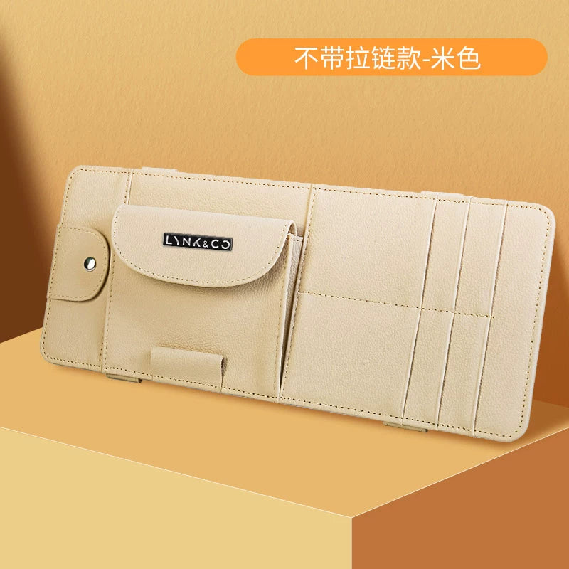 Lynk & Co avtomobil günəşdən qoruyucu saxlama qutusu 03/06/01/09/08EM-P avtomobil salonu aksesuarları kart və eynək klipi