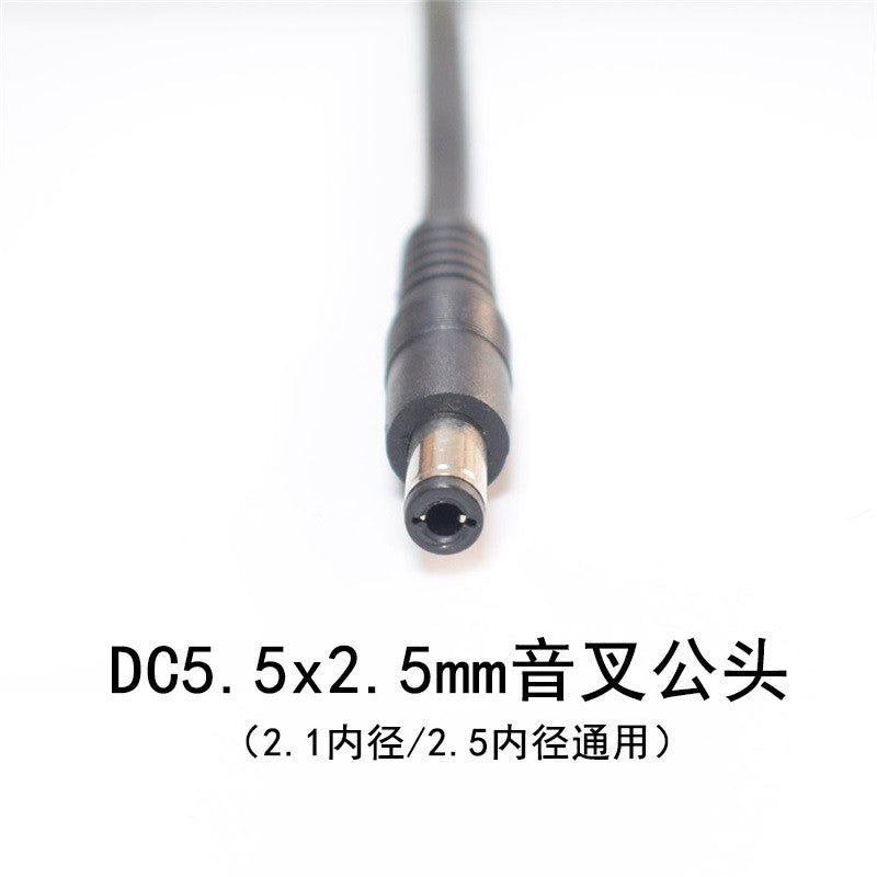 0,75 Kvadrat Metr Mis Qalın 12V Avtomobil Şarj Cihazı Elektrik Şnurlu Siqaret Çakmağı Dc5.5x2.5 Kişi Konnektoru Neytral 10A daxilində