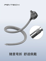 PGYTECH maqnit boyunlu telefon dayağı, zəncirotu formalı sinə telefonu tutacağı, birinci şəxs perspektivli çəkiliş üçün balıqçılıq vlog dayağı