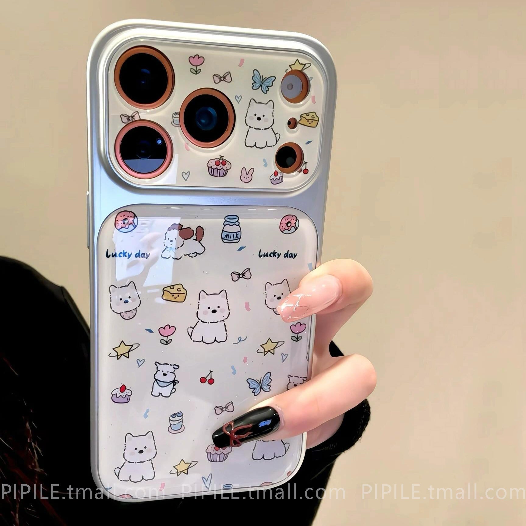 iPhone17pro Apple 17promax mobil telefon qutusu yeni 17 qabaqcıl 15 hər şey daxil 14 qadın 16 sevimli PRO payız əleyhinə pm əyləncə dəsti üçün uyğun olan yüksək görünüşlü sevimli ev heyvanı West Highland iti
