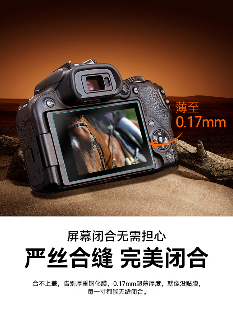 Film metodu evi Canon kamerası temperli film ekran filmi ar film r50 r62 g7x2 m50 r8 r10 r7 ikinci nəsil SLR kamera aksesuarları qoruyucu film r9 yüksək dəqiqlikli əks əks etdirməyən g7x3 üçün uyğundur