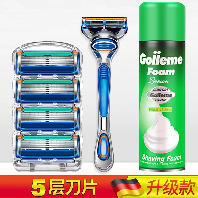 Alman universal beş qatlı ülgüc əl saqqal bıçağı 5 pilləli gizli bıçaq başlı bıçaq tutacağı