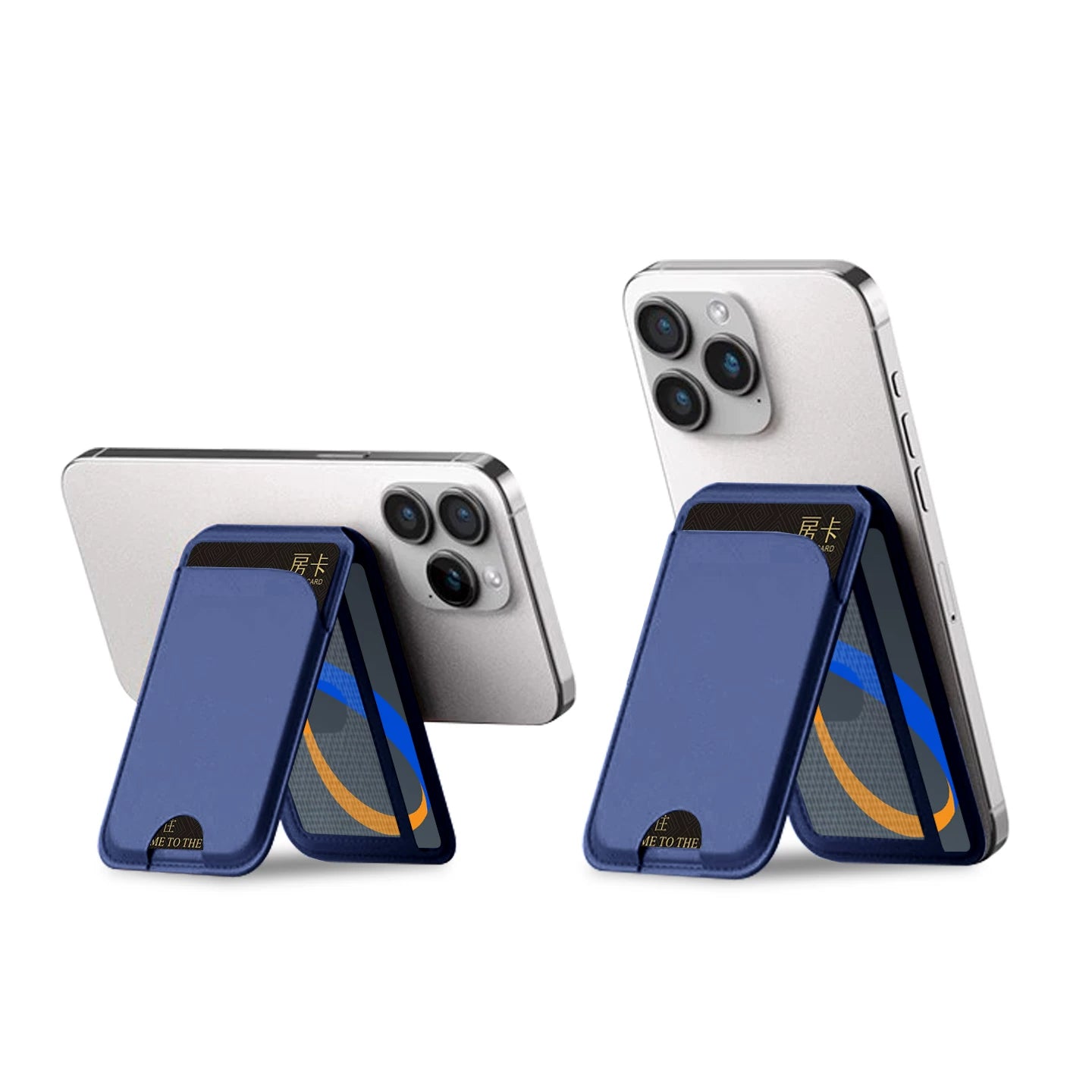 2025 Yeni Magsafe Kart Tutucu Maqnit Telefon Stendi Masaüstü Qatlanan Portativ Arxa Etiket Çoxfunksiyalı Aksesuar