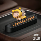 Elf Avtomobil Müvəqqəti Dayanacaq İşarəsi Avtomobil Avtomobil Hərəkət edən Telefon Nömrəsi İşarəsi Sevimli İnteryer Qızlar üçün Dekorasiya Təchizatları