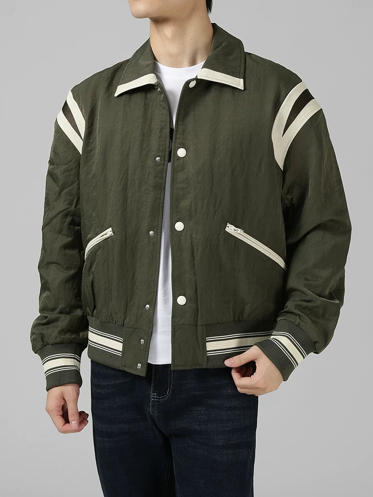 Armani EA Payız/Qış Kişi Loqolu Naxışlı Sırınmış Gödəkçə 6R1BZ2 1NZOZ