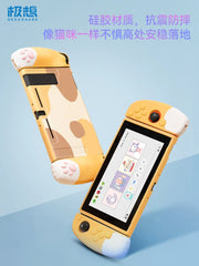 Jixiang Nintendo keçid pişik jojo qoruyucu qutu ns sapı silikon qoruyucu qutu oled yumşaq qabıqlı saxlama çantası