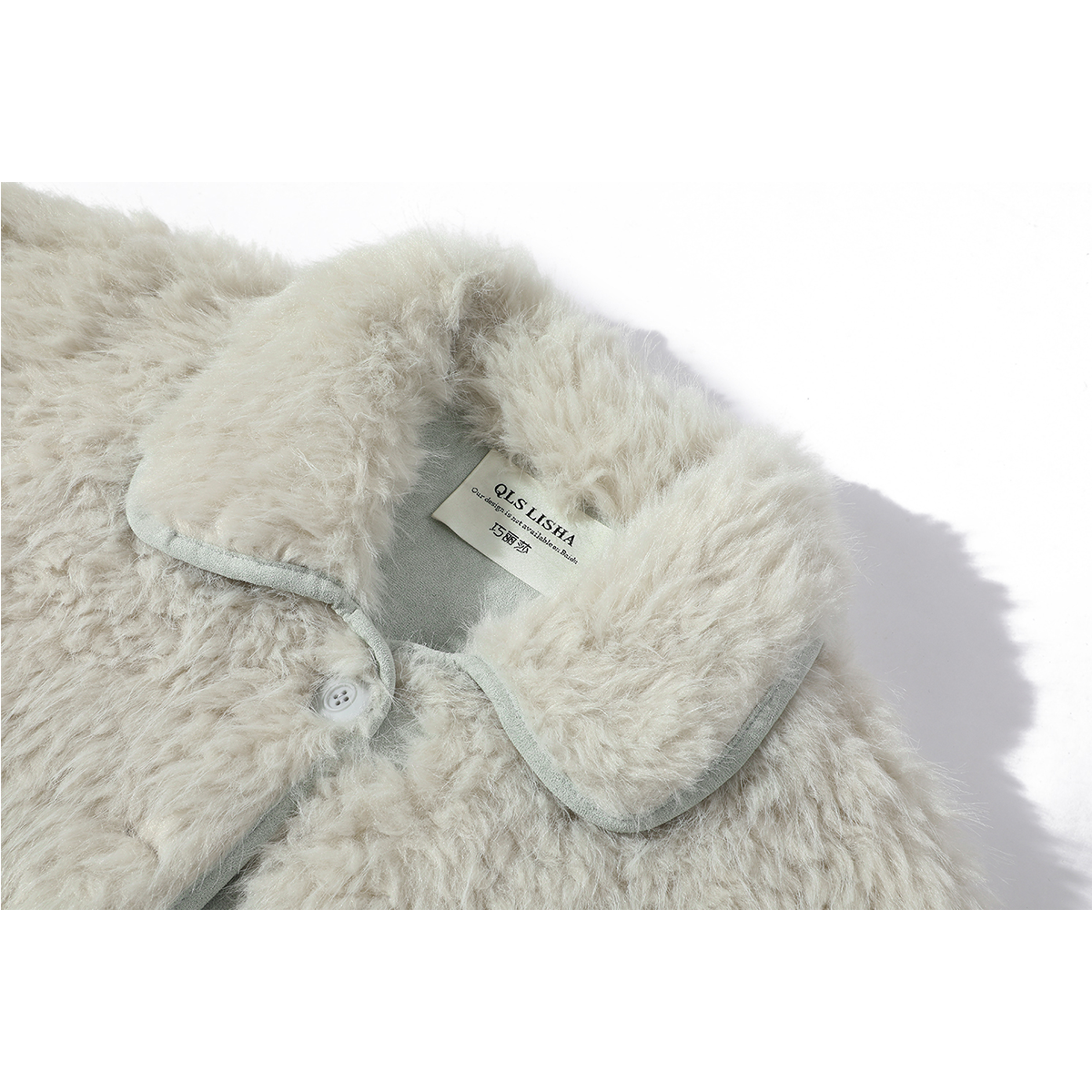 Cholisa Erkən Qış Qoyun Dərisi Quzu Yunlu Qısa Qalın Palto Qadınlar üçün İsti Satışlı Dəbli və Yüksək Səviyyəli Top