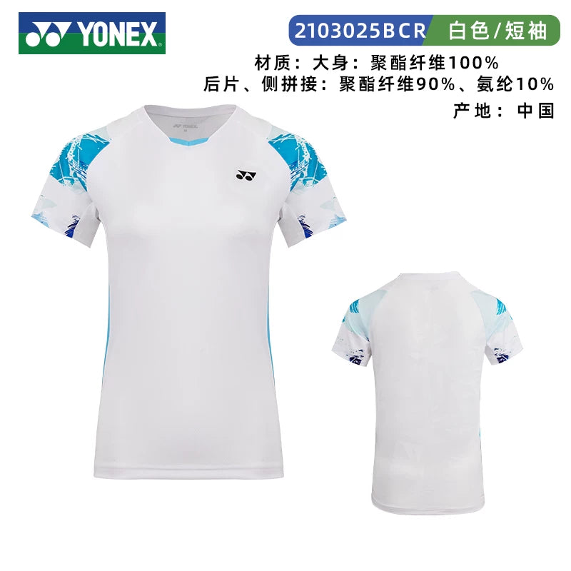 Kişilər və qadınlar üçün məşhur YONEX Yonex badminton formaları YY yarışma məşq idman təri uducu qısaqol köynək şortları
