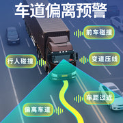 The 456-way truck dash cam combines high-definition night vision, blind spot warning, 1080P reversing camera and other functions.