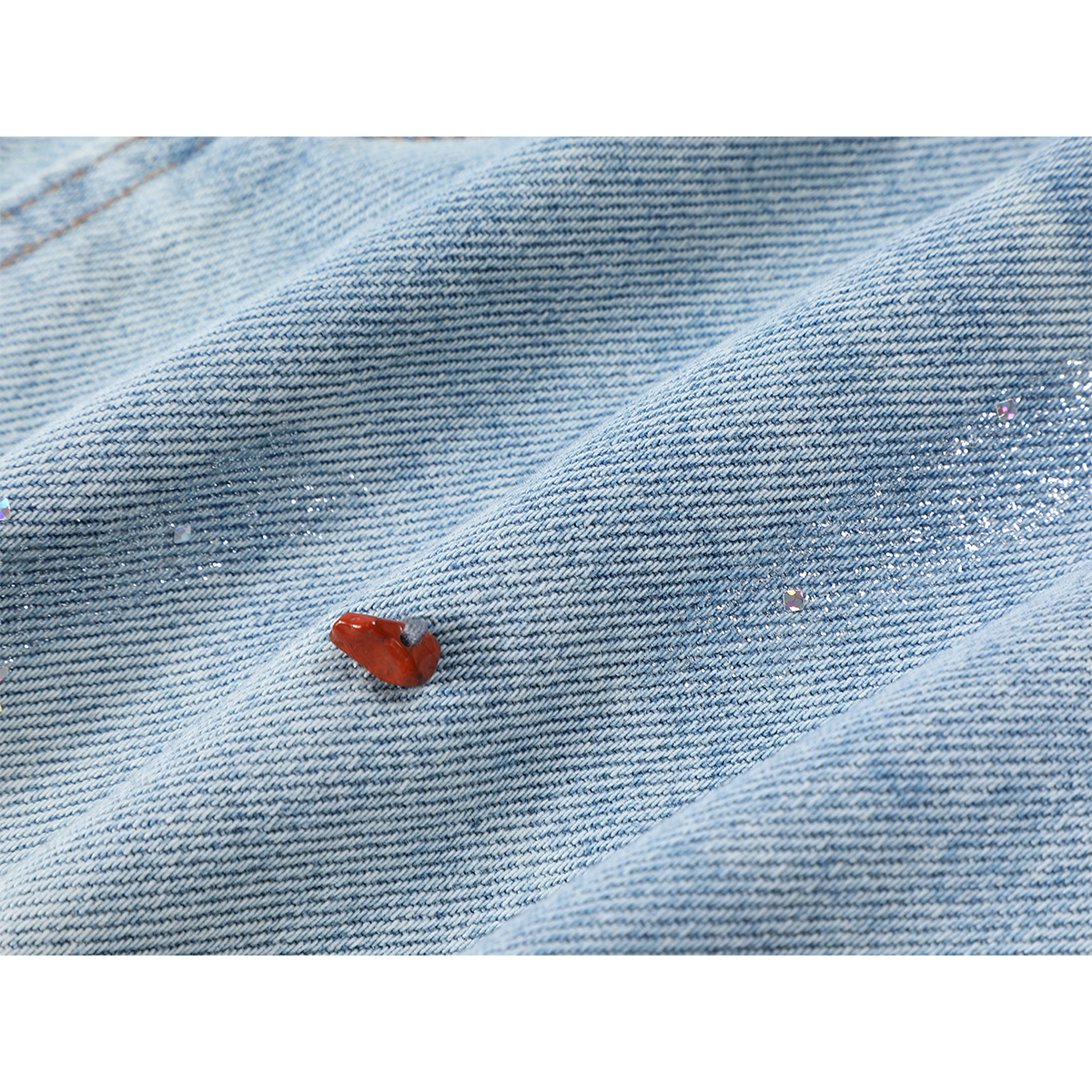 Cholisa Yay Nazik, Dartılmış Bükülmüş Şalvar, Nişalı Ağır Dizayn, Super Dəbli 2025 Qadınlar üçün Denim Şort