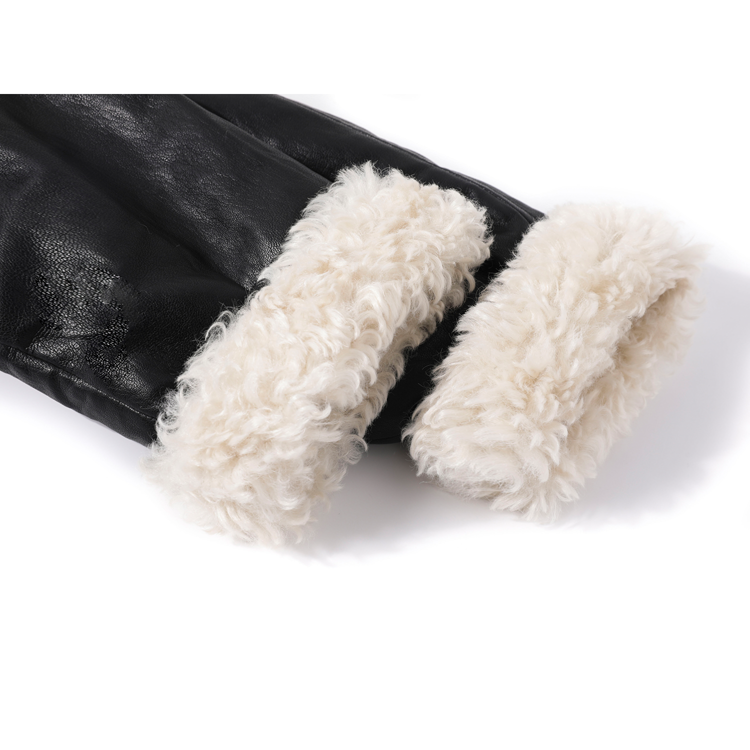 Cholisa Lambswool Yaxa Dəri Gödəkçə, Qalınlaşdırılmış Yun Astarlı Palto, Qadınlar üçün 2026 Yeni Qış Amerika Motosiklet Gödəkçəsi