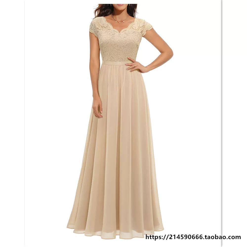 Şifon Donlar Qadınlar üçün Axşam Donu Toy Geyimi üçün Geyim