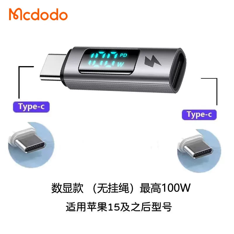 Maiduoduo adapteri Lightning to Typec məlumat kabeli üçün mobil telefon planşetini dolduran ikisi birdə çevirici