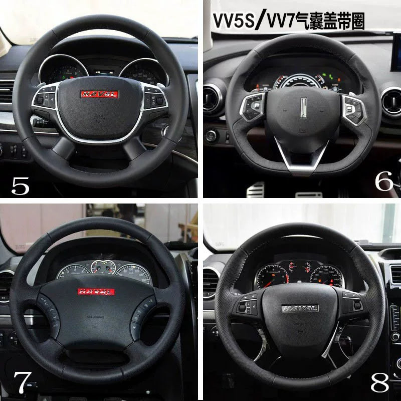 Great Wall Haval H2S Wey VV7S əl ilə tikilmiş sükan örtüyü VV5 Big Dog süet VV6 P8 Cannon H6 F5 F7