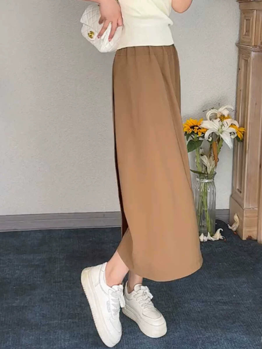 Qadınlar üçün böyük ölçülü yay mövsümündə çox satılan geniş, düz ayaqlı kulotlar, bir az kök qızlar üçün incə, yüksək belli, nəfəs alan A-xəttli gündəlik şalvar