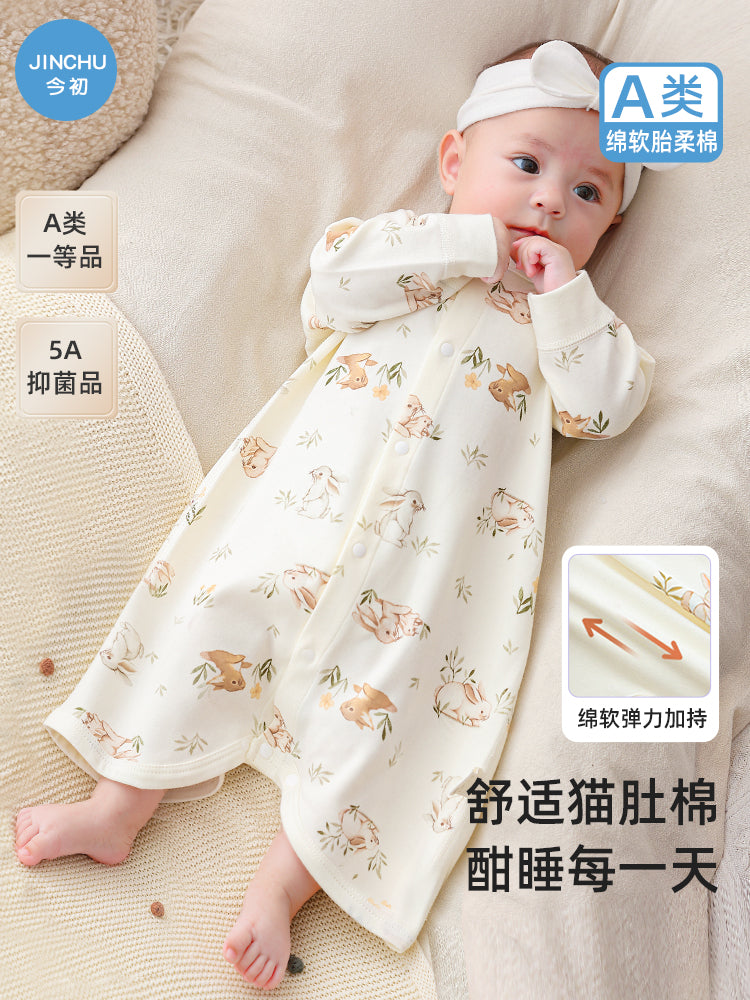 Körpə pijamaları, yaz və payız üslubunda, təmiz pambıqdan, qalınlaşdırılmış, zərbəyə davamlı körpə gecə geyimi, oğlan və qızlar üçün uzunqol bodi.