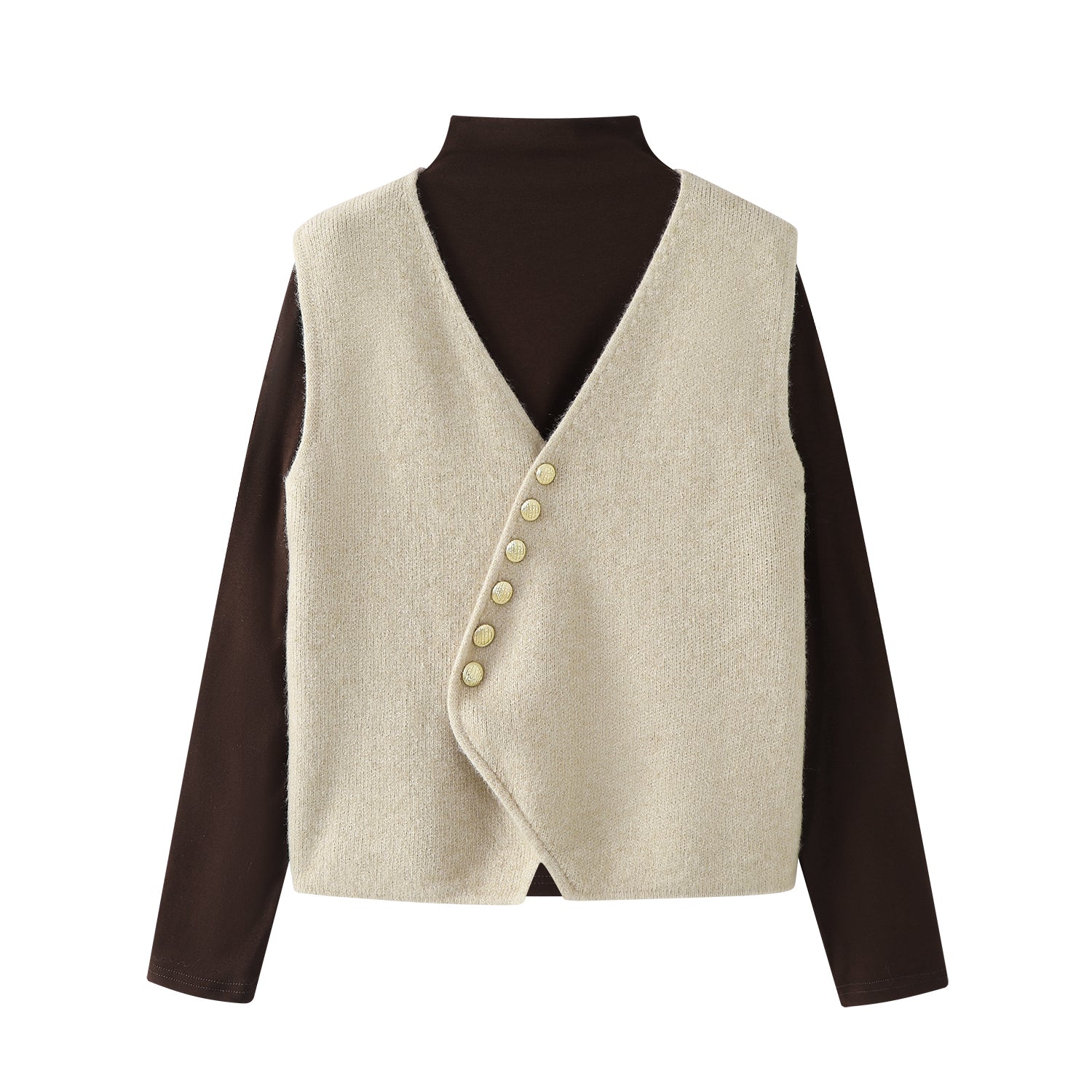 Payız və qış üçün Chorlisa sviter və hırka dəsti, rahat və zərif trikotaj geyimlərin tam dəsti.