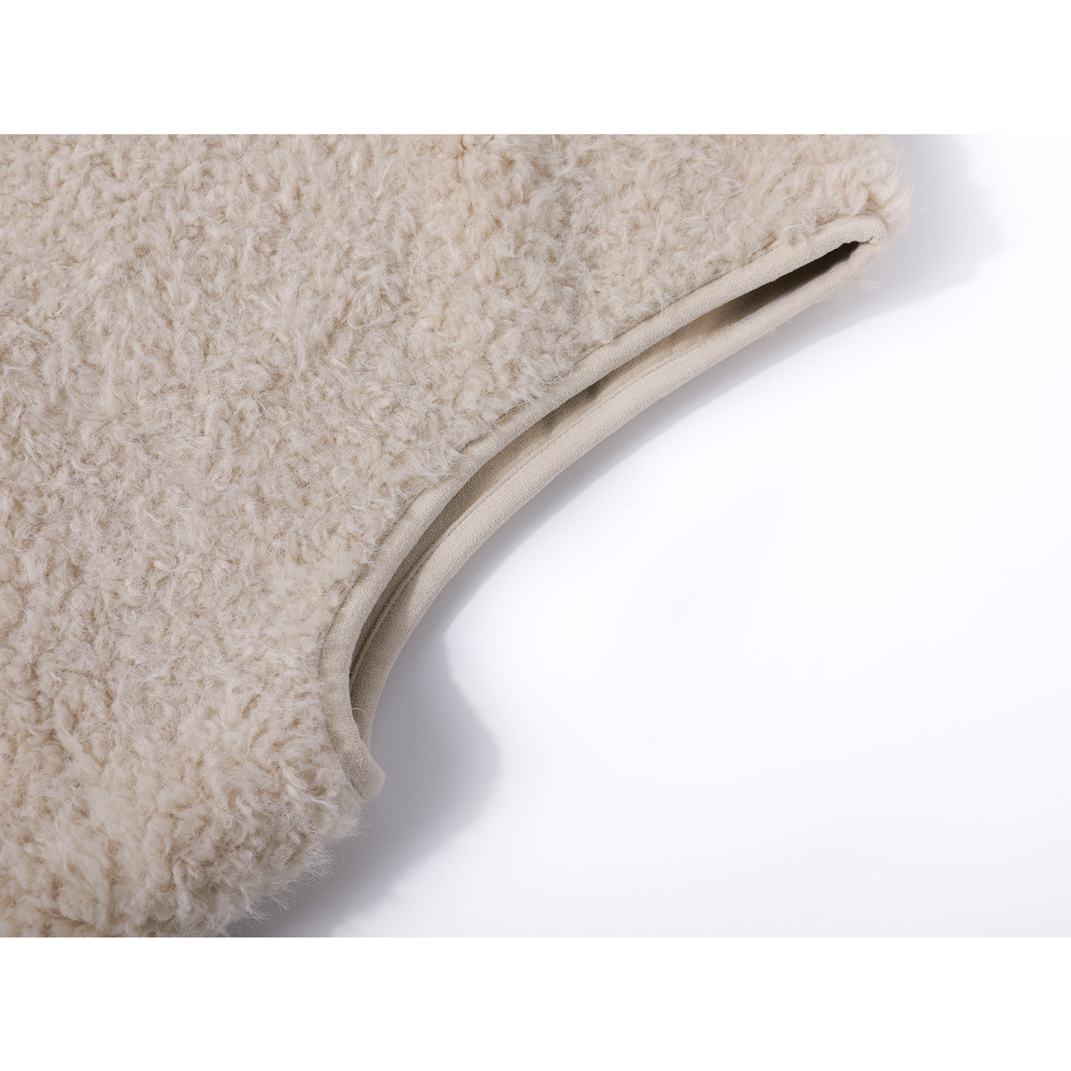 Cholisa 2026 Payız/Qış Yeni Stil Qadınlar üçün Quzu Yunlu Jilet, Koreya Üslubunda, Qalın Xəz Astarlı Jilet Gödəkçə