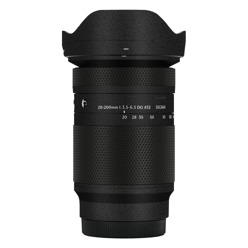 Meibendo Sigma 20-200F3.5-6.3 Sony E\L montaj obyektiv qoruyucu film 20 200 stiker 3M üçün uyğundur