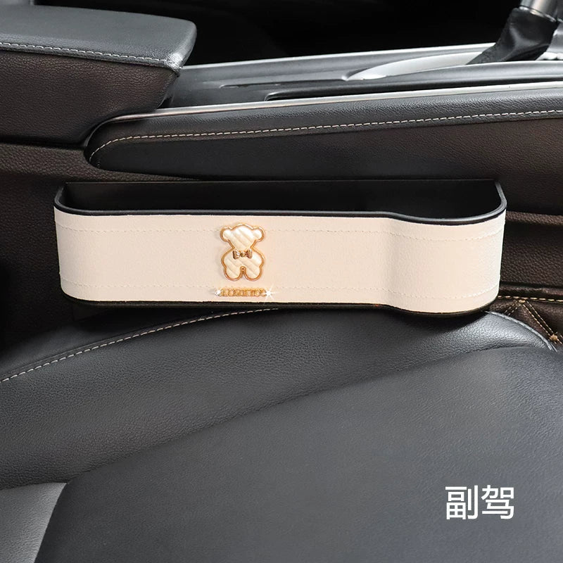 Çoxfunksiyalı Avtomobil Saxlama Qutusu, Qəşəng Yüngül lehimli Ayı Oturacaq Boşluğu Saxlama Qutusu, Tam Avtomobil Aksesuarları