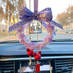 2025 Yeni Avtomobil Asqıları İnternet Məşhur Avtomobil Arxa Görünüş Güzgüsü Asma Qadın Avtomobili Yüksək səviyyəli Kulonlar Ornamenti Safe Joy