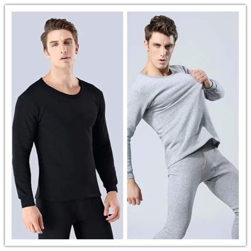 Endirimli satış, sərfəli ovçular, ixrac icazəsi, kişi termal alt paltarları dəstləri, yun astarlı və qalınlaşdırılmış, uzun alt paltarları, bir rəngli, sıx oturan geyimlər.