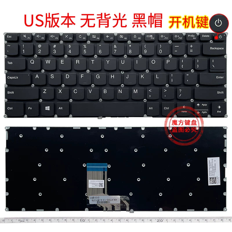 Lenovo 720S/V720-14 V530S-14 Xiaoxinchao 7000-13 320S-13 klaviatura K42-80 üçün uyğundur
