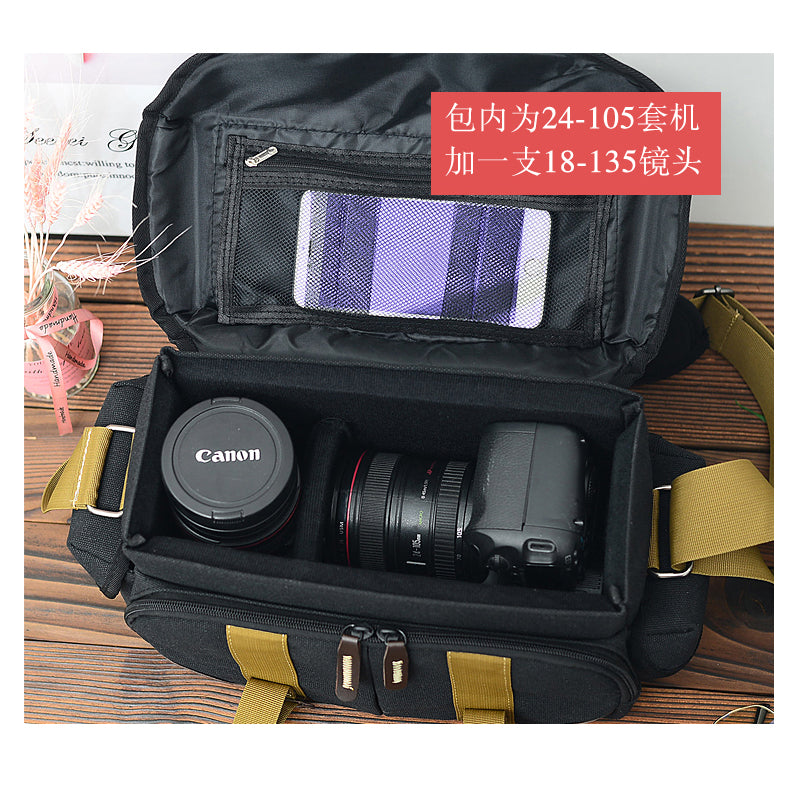 Canon SLR kişi və qadın Sony güzgüsüz çanta fotoaparat çantası Nikon 60D70D5D90D üçün uyğundur
