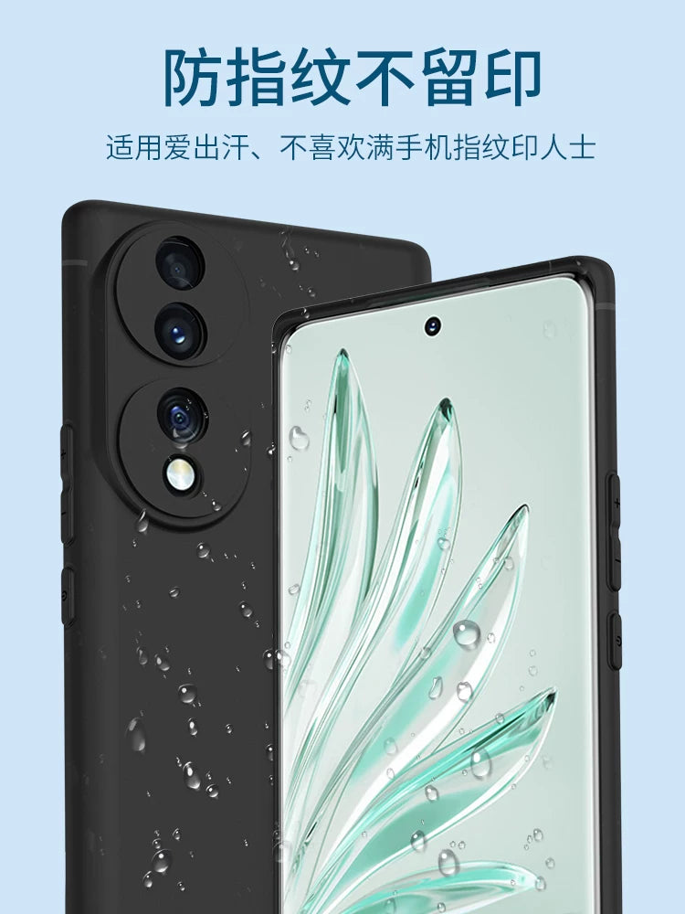 Şaxtalı Huawei 500 Honor 600 400 300 200Pro cib telefonu korpusu 100 90 80GT silikon 70 60se V20 yumşaq qabıq V40 düşməyə qarşı 30 qoruyucu örtük 50 hər şey daxil 10 yeni model üçün uyğundur