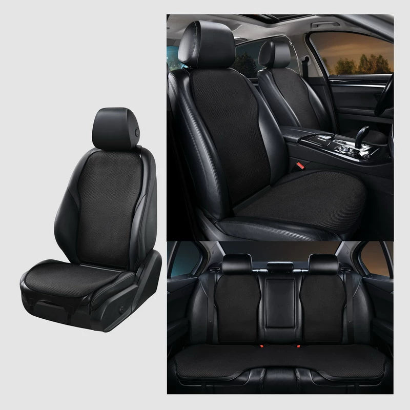 Linen car seat covers, slimming seat cushions, universal linen seat cushions, non-slip, breathable, tie-free, simple seat covers