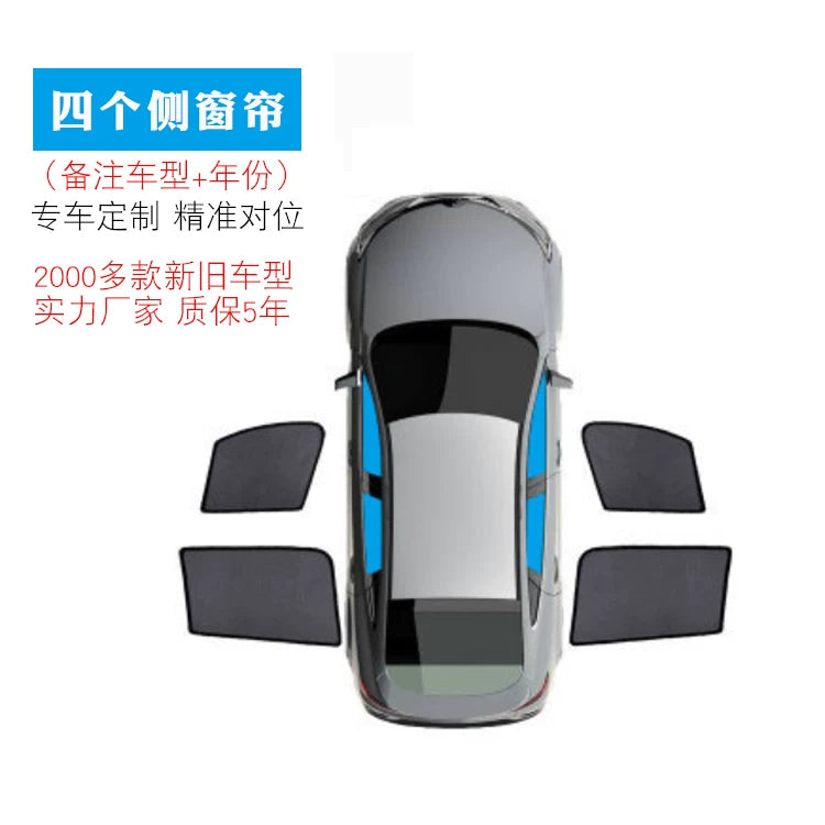 Maqnit günəşdən qoruyan Honda Stepwgn Spada RP3/5 RG RK avtomobil pəncərəsi üçün günəşdən qoruyucu örtüklə uyğundur