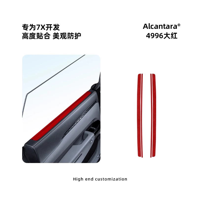 Vanxi, yaxşı bir avtomobil aksesuarı və dekorasiyası olan Krypton 7X arxa qapı günəş şüşəsi panel stikeri olan 2025-2026 modelləri üçün uyğundur.