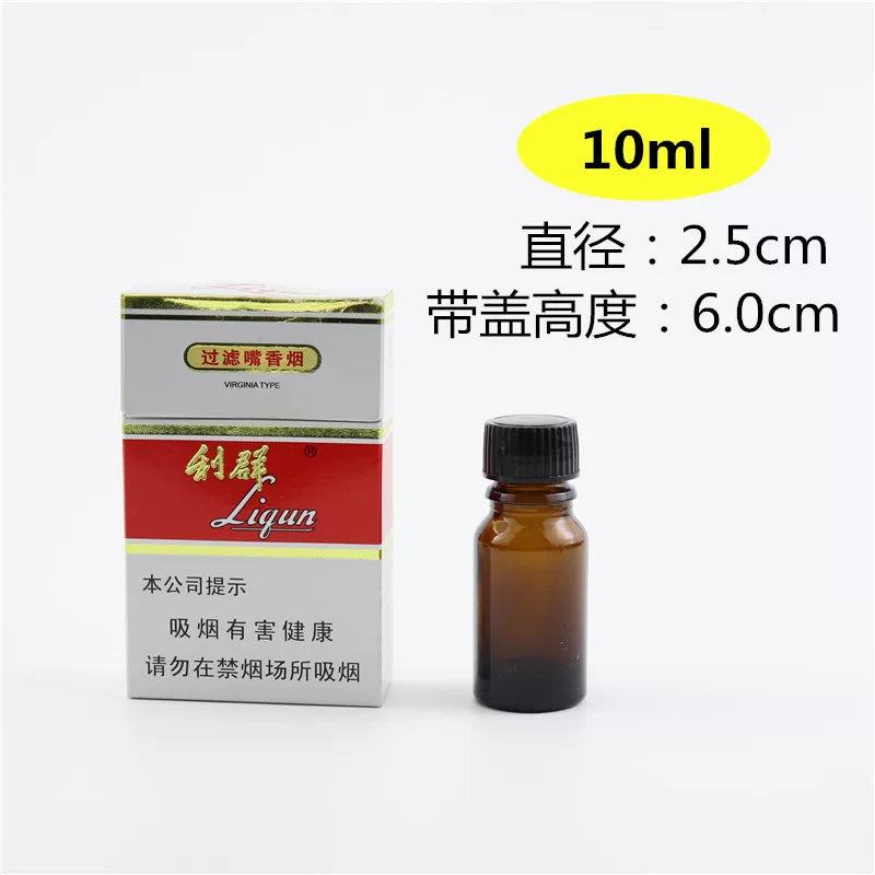 Maye dərmanlı suyun doldurulması üçün möhürlənmiş qapaqlı 5 ml qəhvəyi şüşə butulka, işığa davamlı qalınlaşdırılmış kiçik şüşə, portativ möhürlənmiş şüşə