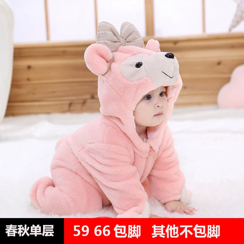 Körpə Yaz və Payız Topdan Dəsti, Dinozavr Pijamaları, Payız və Qış Körpə Romperləri, Super Şirin və Sevimli Geyimlər