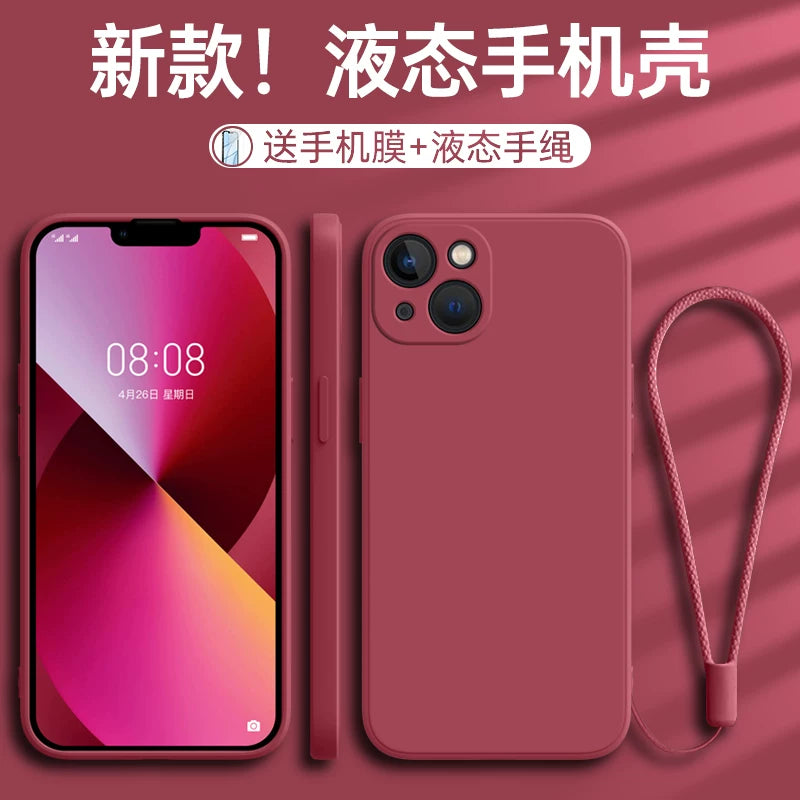 Bu maye silikon korpus yeni iPhone 13 üçün uyğundur və düşmələrə qarşı tam örtük təmin edir. Kişilər və qadınlar üçün nəzərdə tutulub, kəmərlə təchiz olunub və bərkidilmiş şüşə ekran qoruyucusuna malikdir.