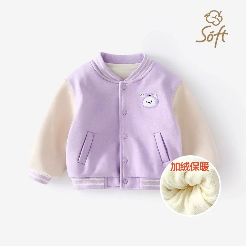 Alman uşaq gödəkçəsi, yeni payız stili, körpə beysbol gödəkçəsi, qızlar üçün erkən payız topu, körpə yaz və payız geyimləri