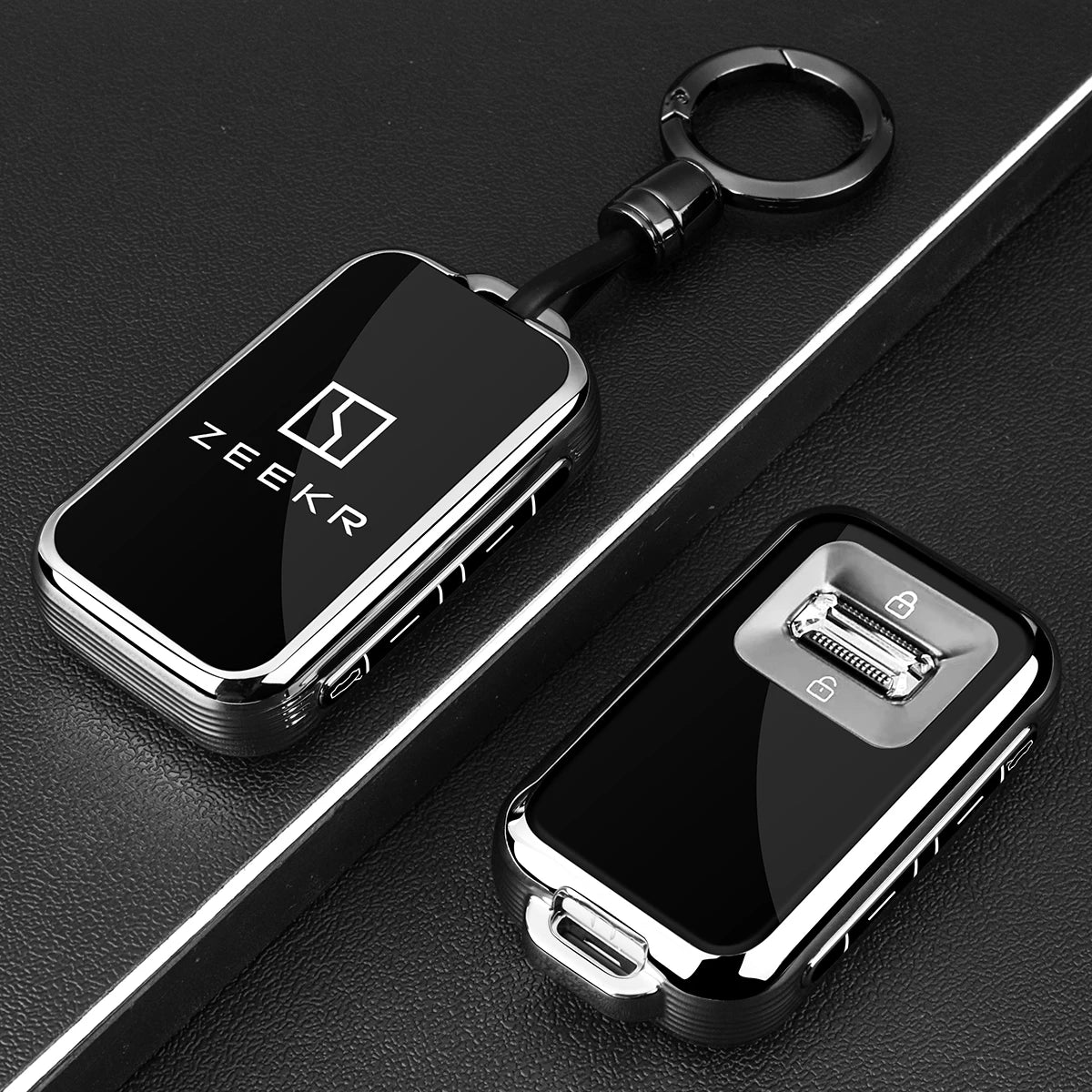 25 Zeekr 9X Açar Üzlükləri, Zeekr 9X Obsidian Qara Nəşr, Premium Avtomobil Dizaynı, Kişilər və Qadınlar üçün Tam Örtüklü Qoruyucu Qutu