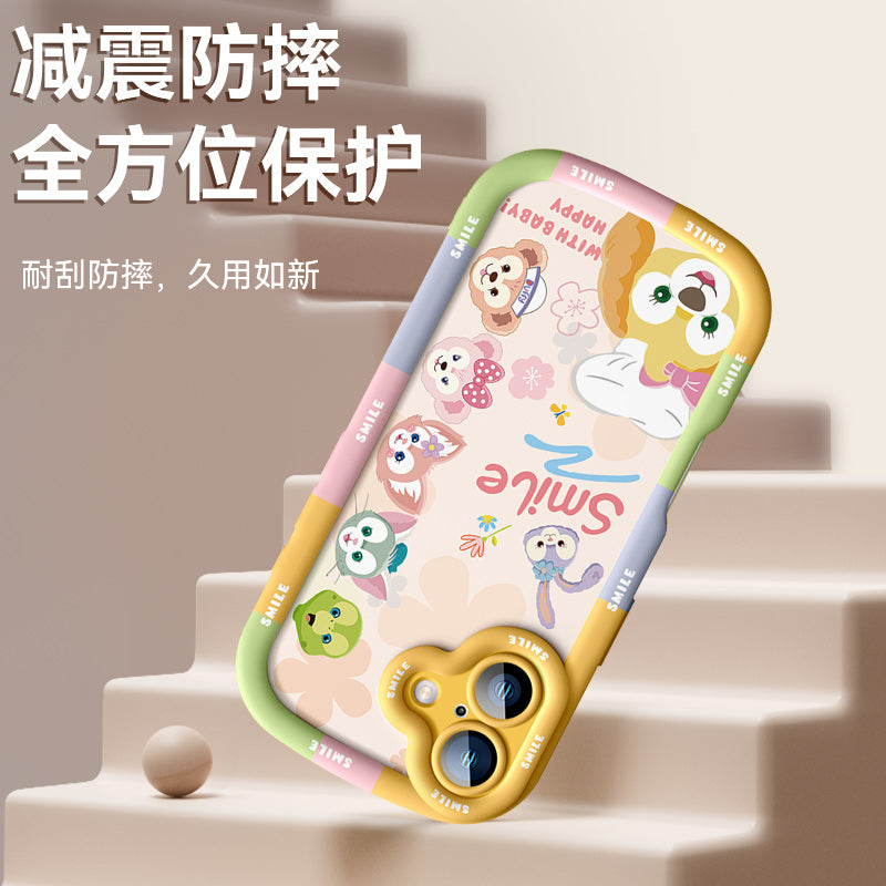Huaying Lina Belle Apple 17pro mobil telefonu üçün uyğundur iPhone16promax Disney yeni 15 puf silikon 13 super isti 14 internet ünlü plus star dew 12 cizgi filmi maks trend