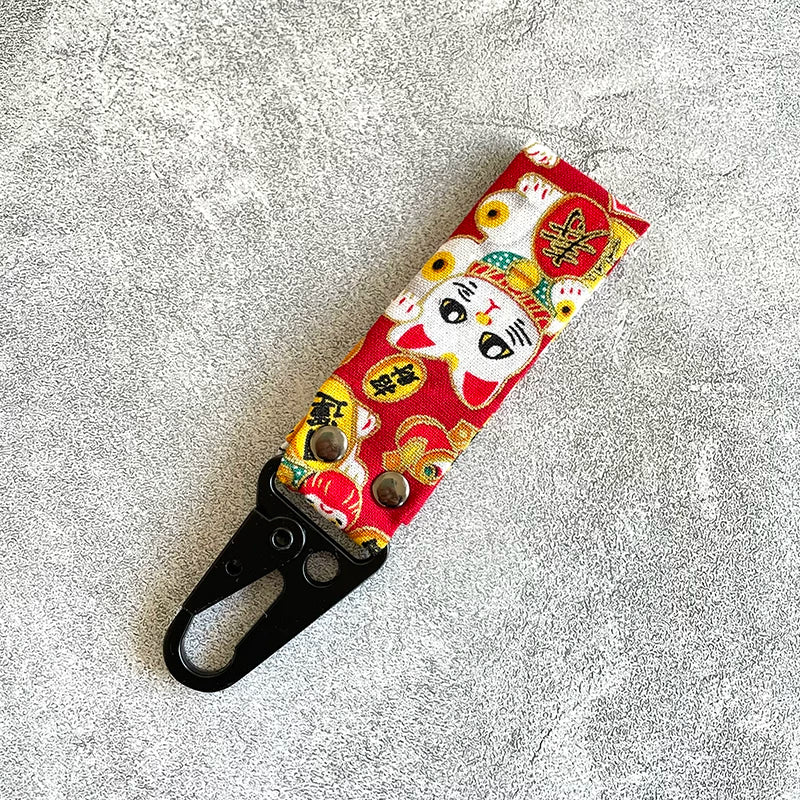 Japanese style car modification JDM style eagle beak key chain motorcycle key strap creative necklace